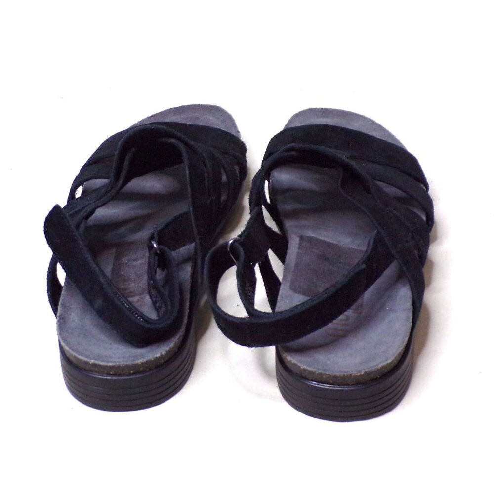 🆕MUNRO Corine Nubuck Comfort Sandals Shoes 8 Black - Picture 5 of 8